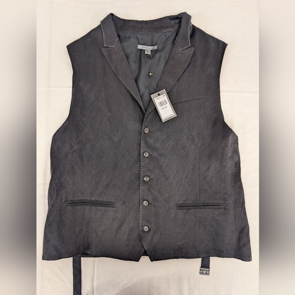 John Varvatos Button Vest